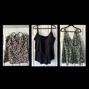 Multiple Plus Size Swim Tops